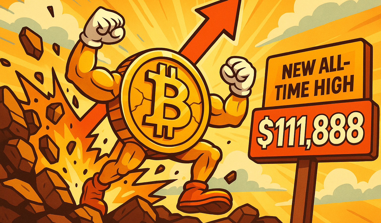 Bitcoin osiąga 111 880 $ – prognoza do 600 000 $