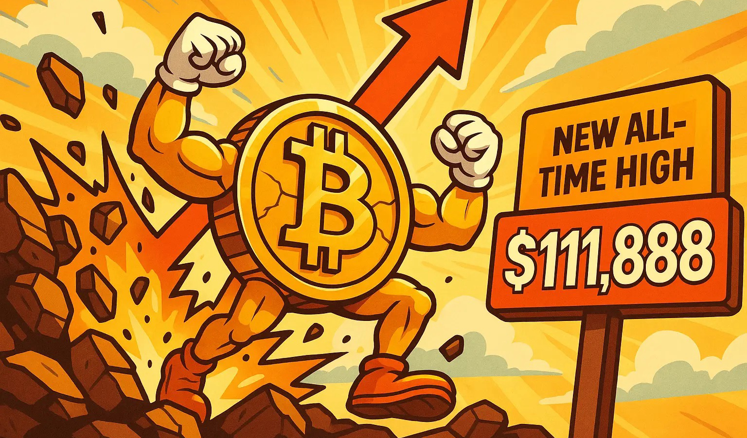 Bitcoin erreicht 111.880 $ – Prognose bis 600.000 $